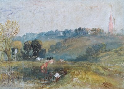 Landschaft bei Petworth, ca. 1828 von Joseph Mallord William Turner